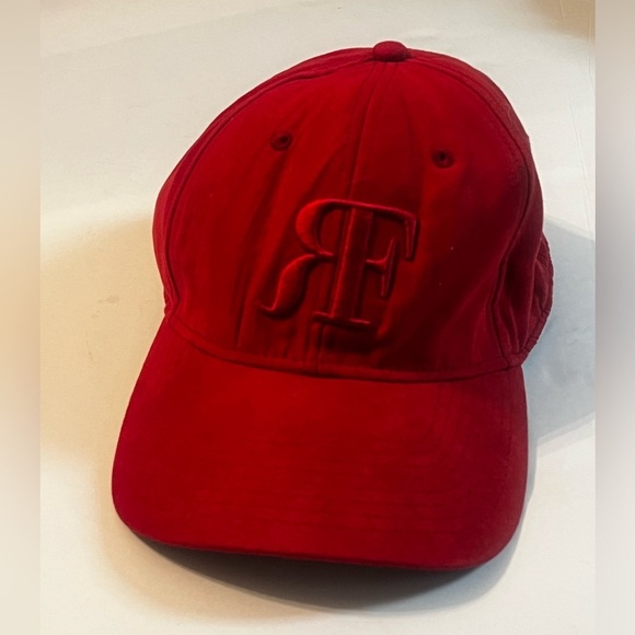 Roger Federer Red 3D embroidery Tennis Hat American Needle LOGO adjustable snap - Picture 4 of 11